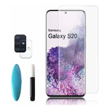 Vidrio Templado Uv Liquido 2 En 1 Samsung Galaxy S20