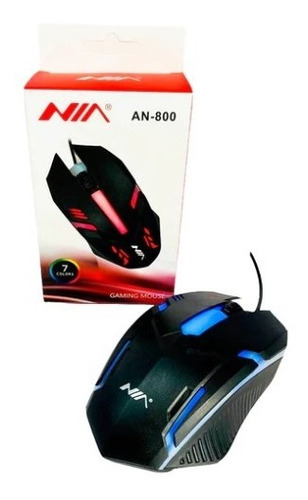 Mouse Óptico Gamer Nia An-800 Alámbrico Rgb