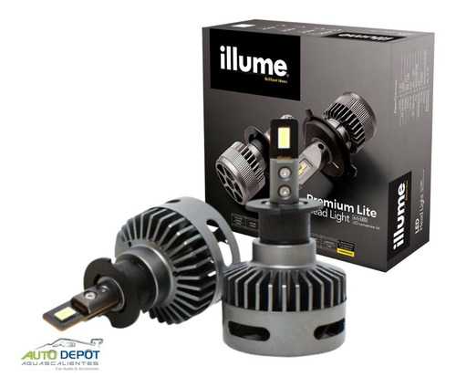 Focos Led Luces Faros Illume Premium Lite H1 H7 H11 9006 D2