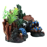 Cueva De Coral Para Acuario, Colorida Decoración De Resina A