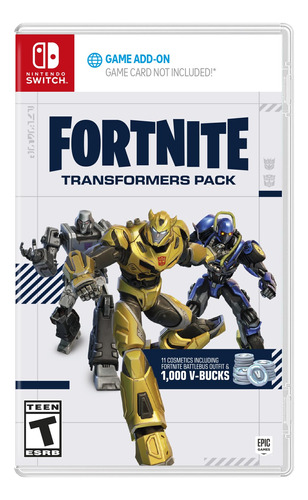 Videojuego Fortnite Transformers Pack Nintendo Switch