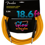 Cable P/instrumento Fender Prof 5.5mts Luminicente Naranja