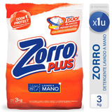 Zorro Jabón En Polvo Plus X 3 Kilos