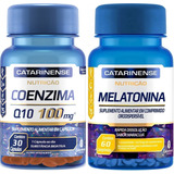 Kit 2x Coenzima Q10 + Melatonina - 90 Cáps