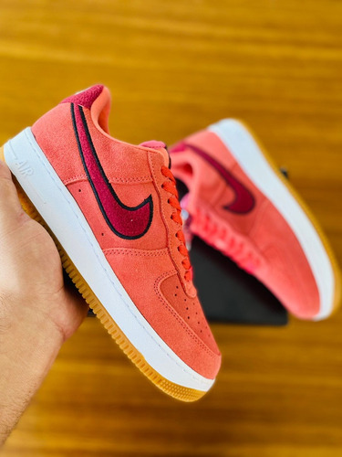 Nike Air Force 1 Lv07' Desert Berry Gum Fleece #4.5