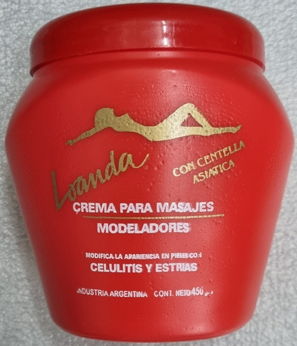 Crema Modeladora Centella Asiatica Estrias Celulitis X 450gr