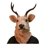 Mascara Reno Ciervo Venado Rodolfo Con Movimiento Disfraz Color Marrón Edad Máxima Recomendada 99 Años