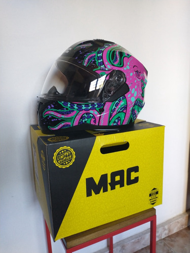 Casco Integral Mac Bass Octupus, Edición Limitada