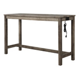 Best Master Furniture Cooper - Mesa Rectangular Para Bar, Ro