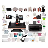 Kit Combo 8 En 1 Tlp 33x45 Plancha + Impresora +50 Extras