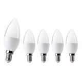 Pack 5 Ampolletas Led Vela 6w E14 Sec - Sumatel