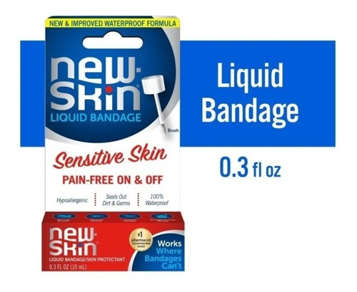 New Skin Curita Flexible Liquido 10ml Piel Sensible