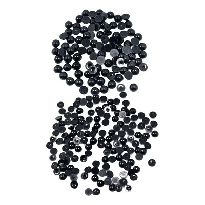 250 Perlas De 8 Mm Y 10 Mm Con Parte Trasera Plana Para Tarj