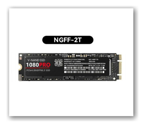 Disco Sólido Interno 1tb-1080pro-ngff+adaptador Ssd Msata