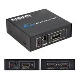 Splitter Hdmi 1x2 Full Hd 3d 4k Divisor Duplicador Sinal