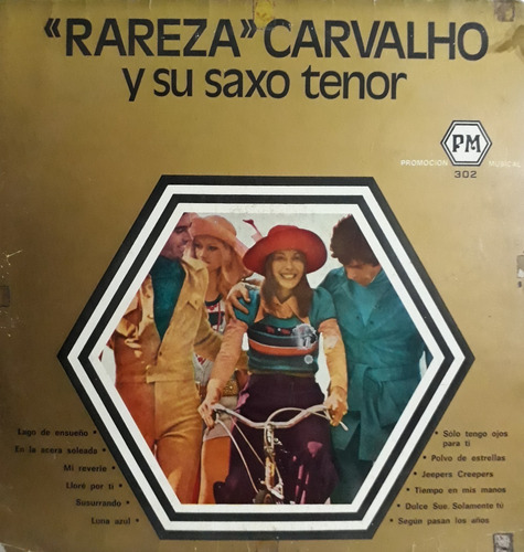 ''rareza'' Carvalho  Y Su  Saxo Tenor  Lp  Vinilo