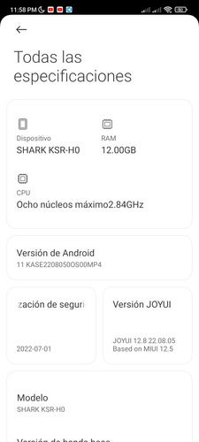 Celular.xiaomi Black Shark 4 Pro 