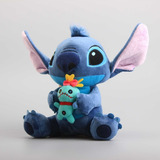 Stitch Pelúcia Com Boneca Xepa Scrump - 25cm Original