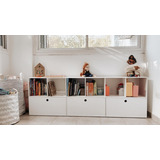 Mueble Guardajuguetes Infantil Cubículos Organizador 