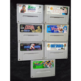 Combo 7 Juegos Originales Para Super Famicom