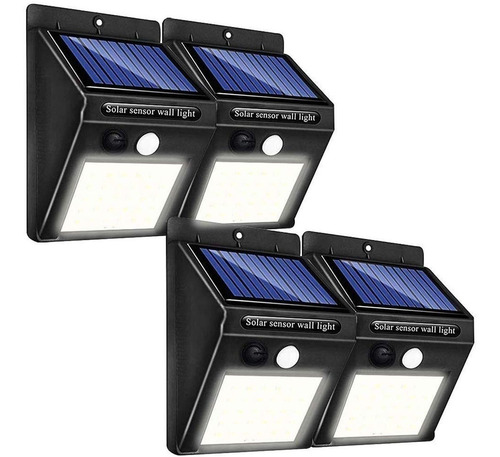 Juego De Luces Solares Led Impermeables Para Exterior, 4 Pzs