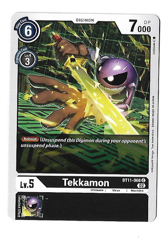 Digimon Ccg Tekkamon - Common Bt11 Frete Incluso