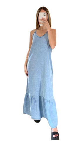 Vestido Elegante Verano Jeans Original Premiun