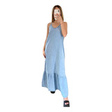 Vestido Elegante Verano Jeans Original Premiun