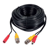 Cable 30m Video Bnc + Alimentacion Dvr Cctv Camara Seguridad