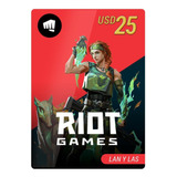 Tarjeta Prepaga Riot Games 25 Usd 