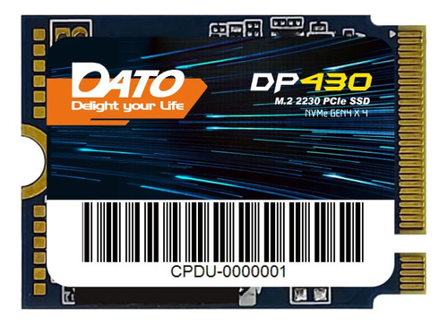 Dato Dp430 Ssd De 1 Tb, M.2 2230 Pcie Gen4x4 Nvme Unidad Int