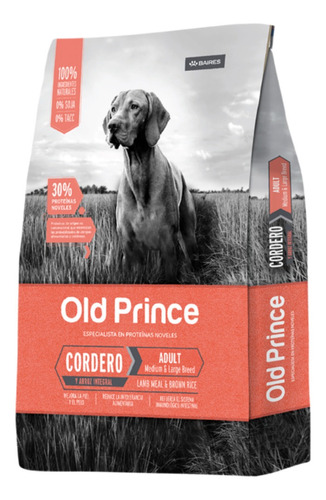 Alimento Old Prince Novel Perro Adulto Mediano/grande 15kg