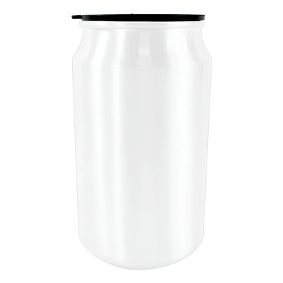 Lata Aluminio Sublimación 350ml Blue Heat 12 Pack Blanca Alta Calidad Blanco