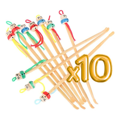 Limpiadores De Oídos De Bambú Universo en Linea Madera Reutilizables 10 Piezas | MercadoLibre