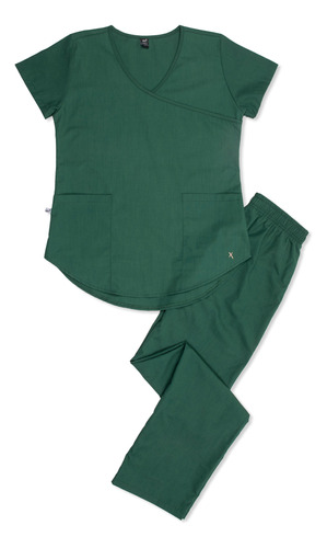 Ambo Oh! Wear Uniforme Médico De Mujer - Lado X5 Verde