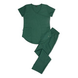 Ambo Oh! Wear Uniforme Médico De Mujer - Lado X5 Verde