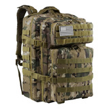 Mochila Militar Uso Rudo Tactica Impermeable Grande Viaje 