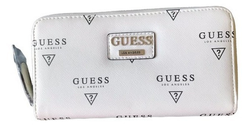 Billetera Mujer Guess Color Blanco 