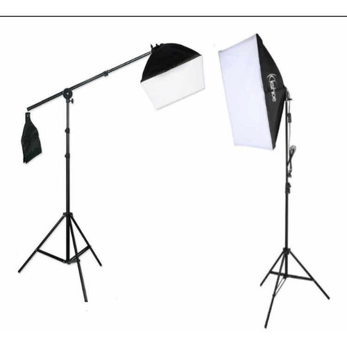 Kit Softbox Iluminación Fotografía Y Video Boom