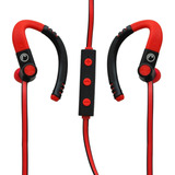 Audífono Deportivo Bluetooth Fiddler Con Manos Libres Rojo