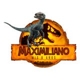 Logo Digital Jurassic World Dominion Dinosaurio Enfrente
