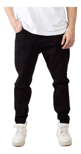 Pantalon Mom Hombre Jean Mom Negro Hombre Michigan Premium