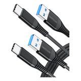 2pack 6 6ft Usb Type C Cable 3a Fast Charge   Usb To Ty...