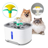 Bebedero Gatos Perros Fuente Flor Automatico Led 2.5lt Nuevo