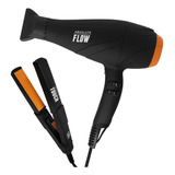 Kit Gbs Secador De Cabelo Flow E Mini Prancha Touch 127v