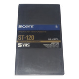 Casette De Video Super Vhs Sony Svhs St-120 6hs Ep !!!!!!!!!