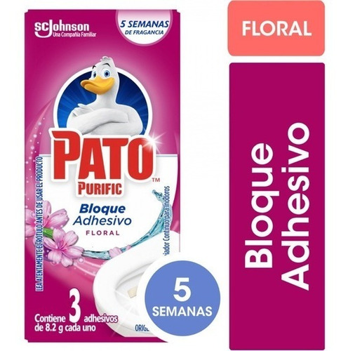 Bloque Adhesivo Pato Purific X 3