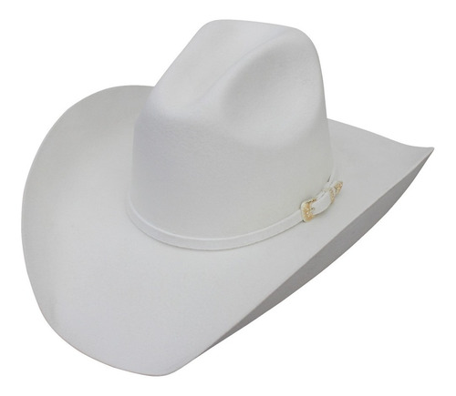 Sombrero Texana Goldstone Texas Blanca 100% Lana Fina.