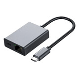 Para Adaptador Usb Dock 4k Usb C Ethernet Usb C Para Etherne