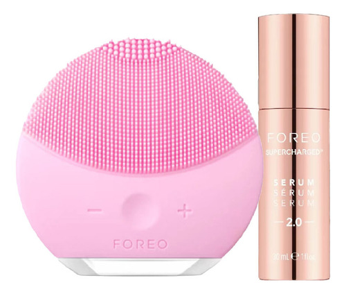 Cepillo Limpiador Facial Foreo Luna Mini2+sérum Supercharged